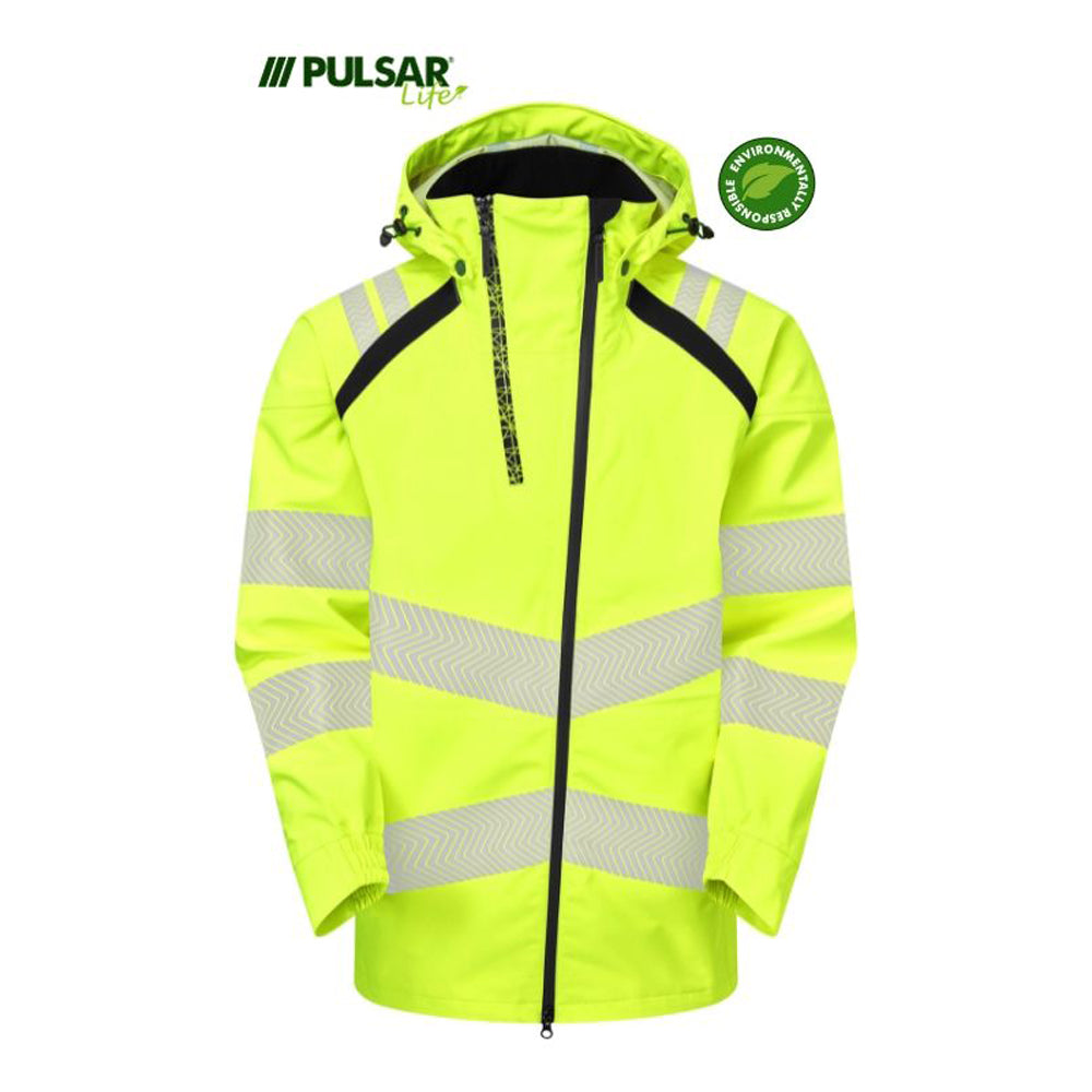 PULSAR® LIFE LFE959 GRS Women's Shell Jacket Yellow - Premium WOMENS HI-VIS JACKETS from Pulsar - Just £128.05! Shop now at femaleworkwear.com