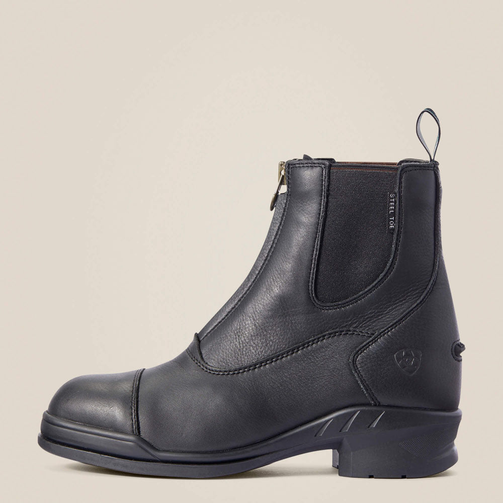 Ariat Womens 10031421 Heritage IV Zip Safety Paddock Boot - Premium SAFETY DEALER BOOTS from Ariat - Just £107.14! Shop now at femaleworkwear.com