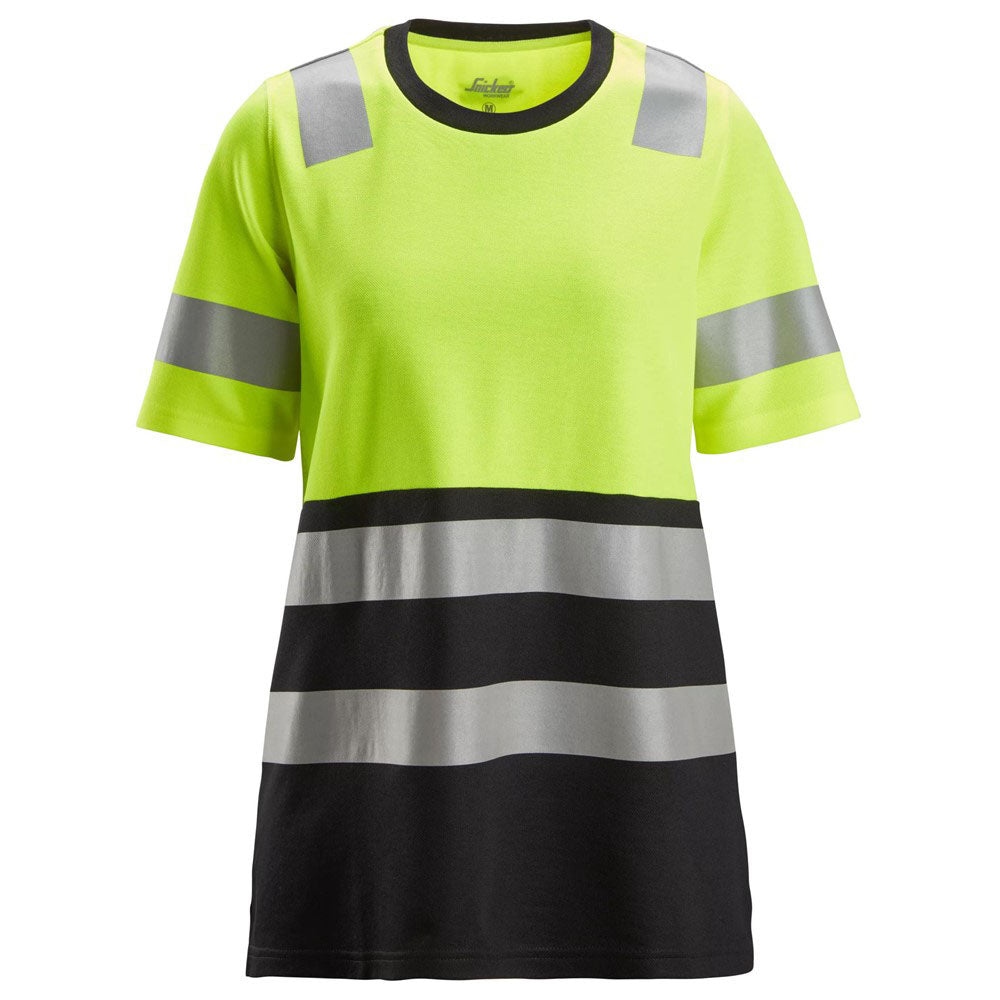 Snickers 2573 Hi-Vis Class 1 Women's T-Shirt - Premium WOMENS HI-VIS T-SHIRTS from Snickers - Just £23.42! Shop now at femaleworkwear.com