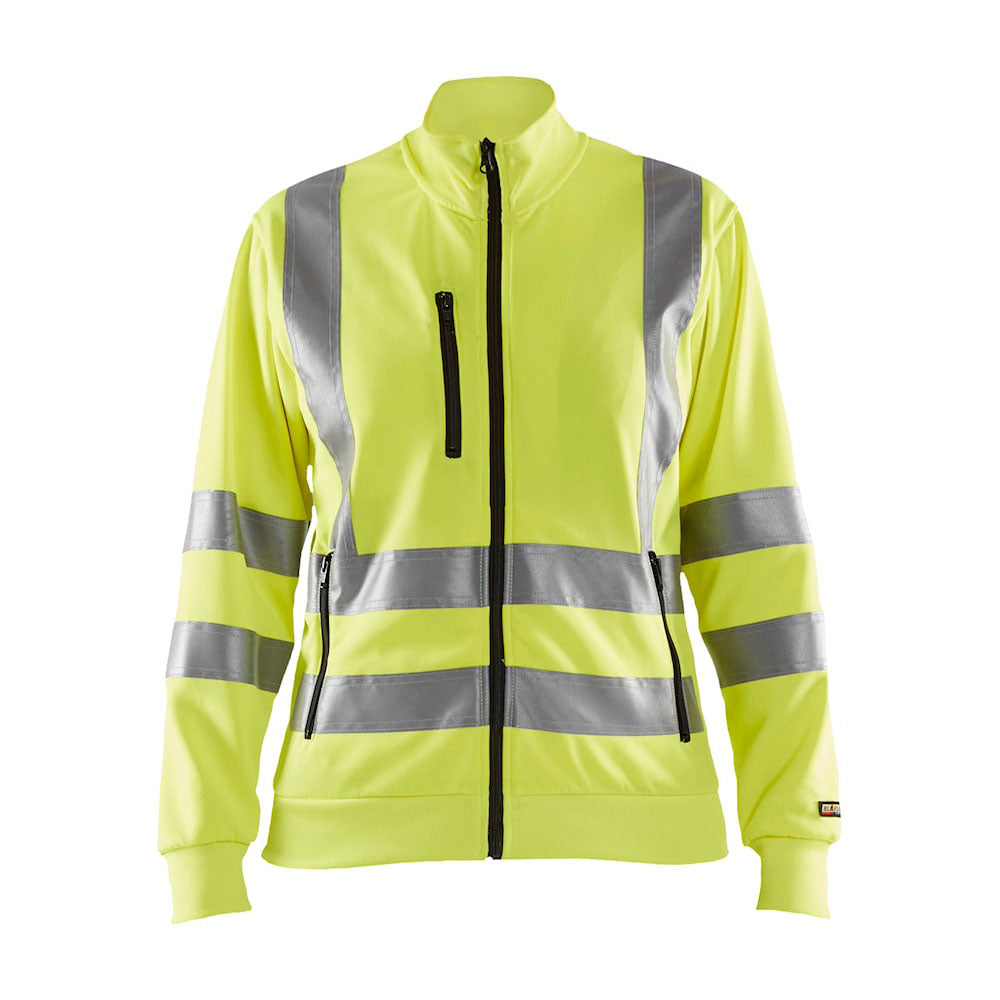 Blaklader 3308 Women's Hi-Vis Full Zip Sweatshirt - Premium WOMENS HI-VIS SWEATSHIRTS from Blaklader - Just £81! Shop now at femaleworkwear.com