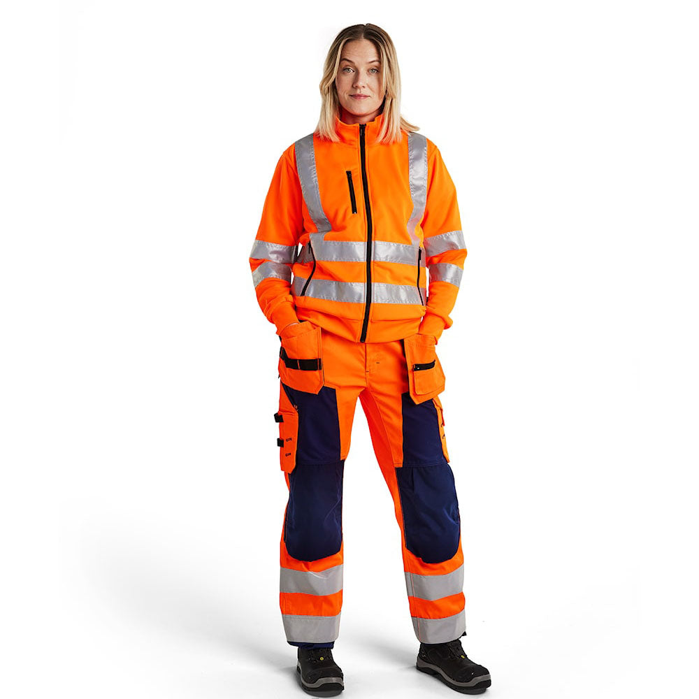 Blaklader 3308 Women's Hi-Vis Full Zip Sweatshirt - Premium WOMENS HI-VIS SWEATSHIRTS from Blaklader - Just £81! Shop now at femaleworkwear.com