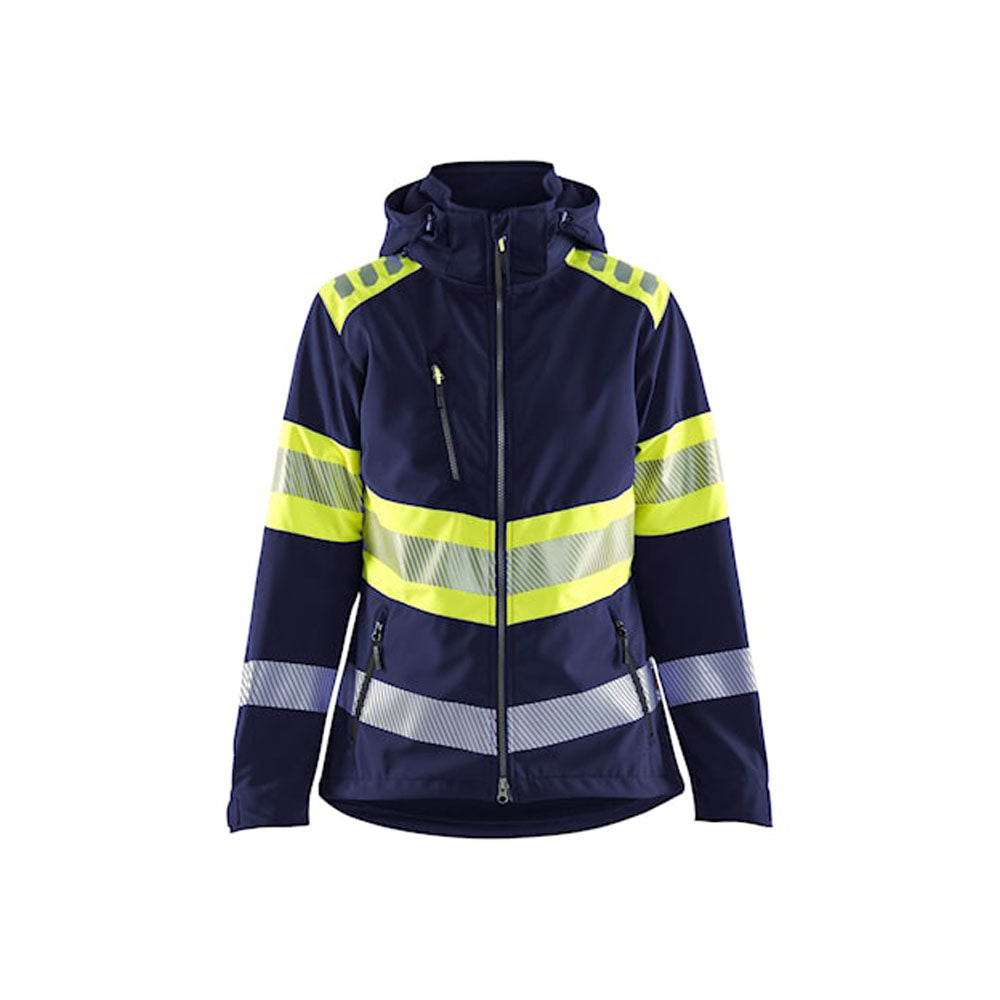 Blaklader 4404 Women's Softshell Hi-Vis Jacket - Premium WOMENS HI-VIS JACKETS from Blaklader - Just £113.78! Shop now at femaleworkwear.com