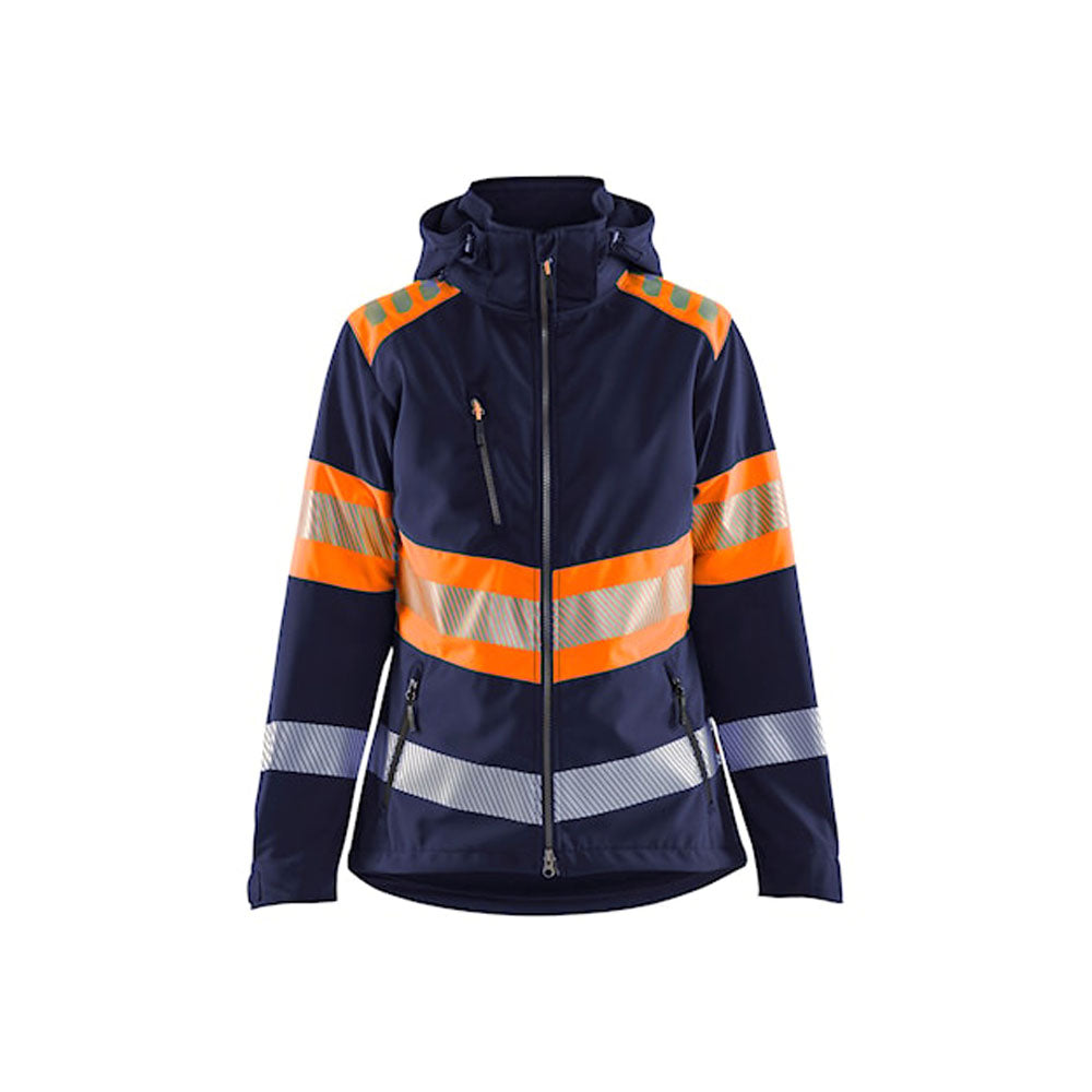 Blaklader 4404 Women's Softshell Hi-Vis Jacket - Premium WOMENS HI-VIS JACKETS from Blaklader - Just £113.78! Shop now at femaleworkwear.com