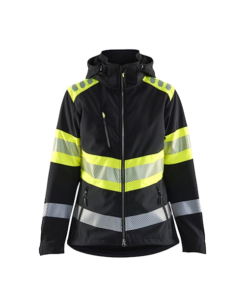 Blaklader 4404 Women's Softshell Hi-Vis Jacket - Premium WOMENS HI-VIS JACKETS from Blaklader - Just £113.78! Shop now at femaleworkwear.com