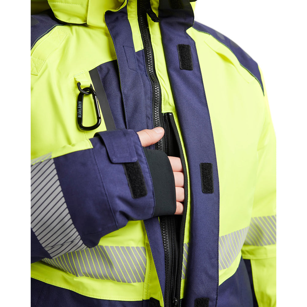 Blaklader 4456 Women's Hi-Vis Winter Jacket - Premium WOMENS HI-VIS JACKETS from Blaklader - Just £216.30! Shop now at femaleworkwear.com