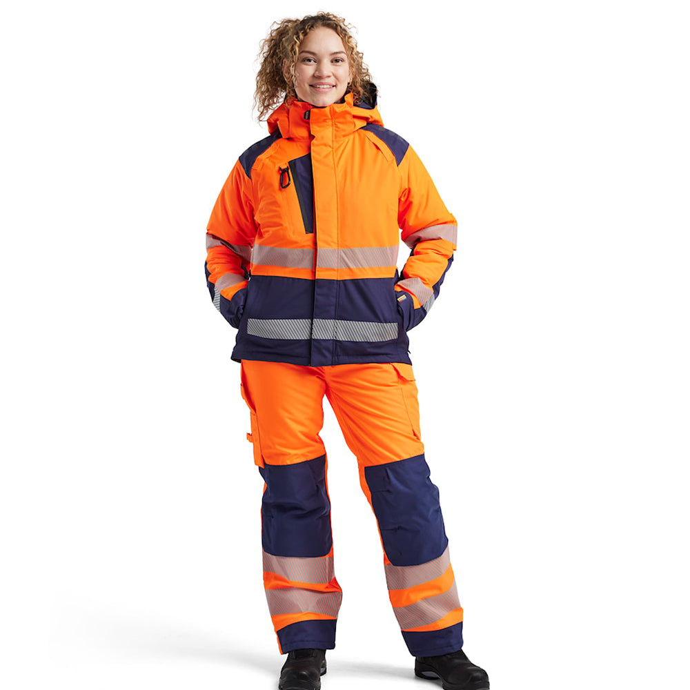 Blaklader 4456 Women's Hi-Vis Winter Jacket - Premium WOMENS HI-VIS JACKETS from Blaklader - Just £216.30! Shop now at femaleworkwear.com