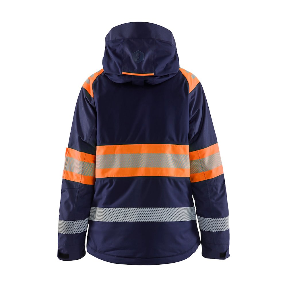 Blaklader 4470 Women's Hi-Vis Winter Jacket - Premium WOMENS HI-VIS JACKETS from Blaklader - Just £195.62! Shop now at femaleworkwear.com