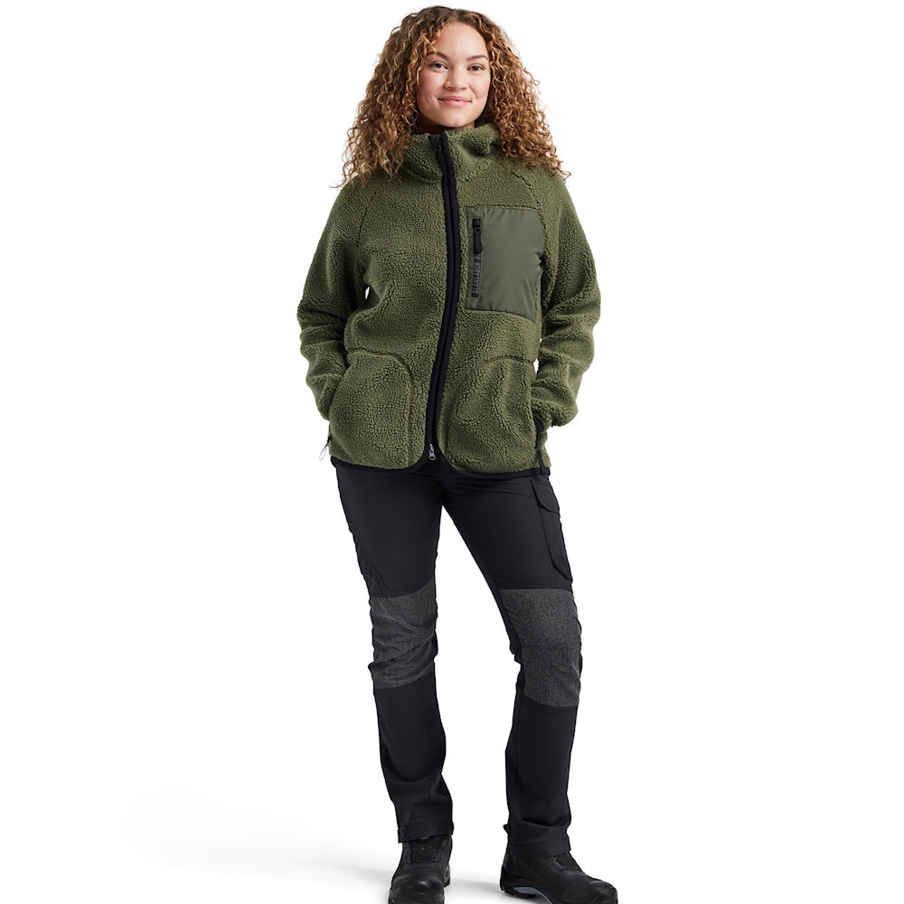 Blaklader 4727 Women's Pile Hooded Jacket - Premium WOMENS JACKETS from Blaklader - Just £71.46! Shop now at femaleworkwear.com