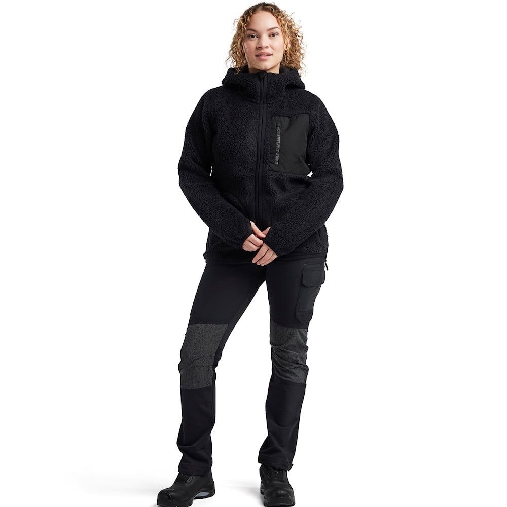 Blaklader 4727 Women's Pile Hooded Jacket - Premium WOMENS JACKETS from Blaklader - Just £71.46! Shop now at femaleworkwear.com