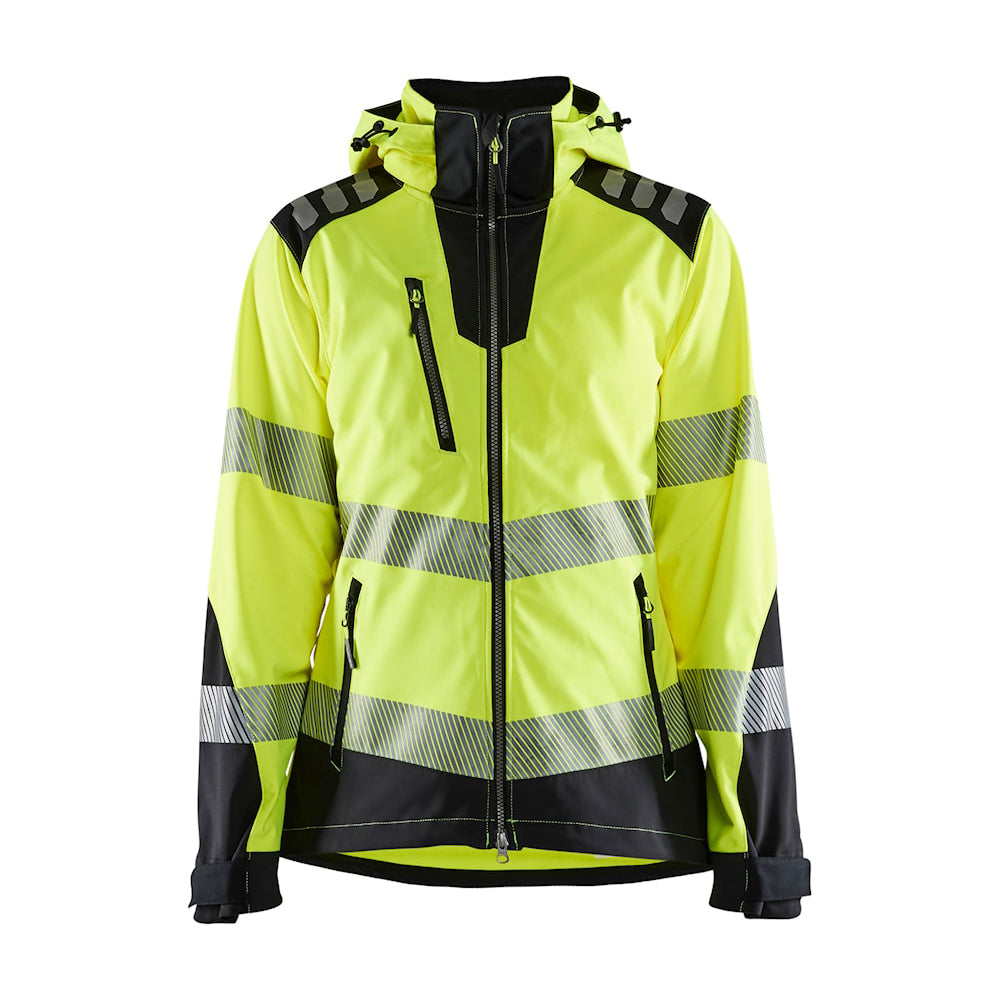 Blaklader 4791 Women's Hi-Vis Waterproof Stretch Softshell Jacket - Premium WOMENS HI-VIS JACKETS from Blaklader - Just £119.15! Shop now at femaleworkwear.com