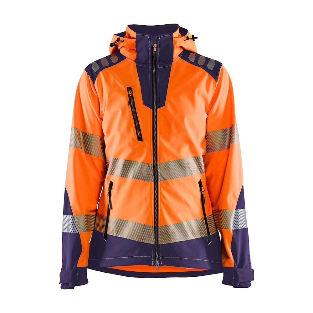 Blaklader 4791 Women's Hi-Vis Waterproof Stretch Softshell Jacket - Premium WOMENS HI-VIS JACKETS from Blaklader - Just £119.15! Shop now at femaleworkwear.com