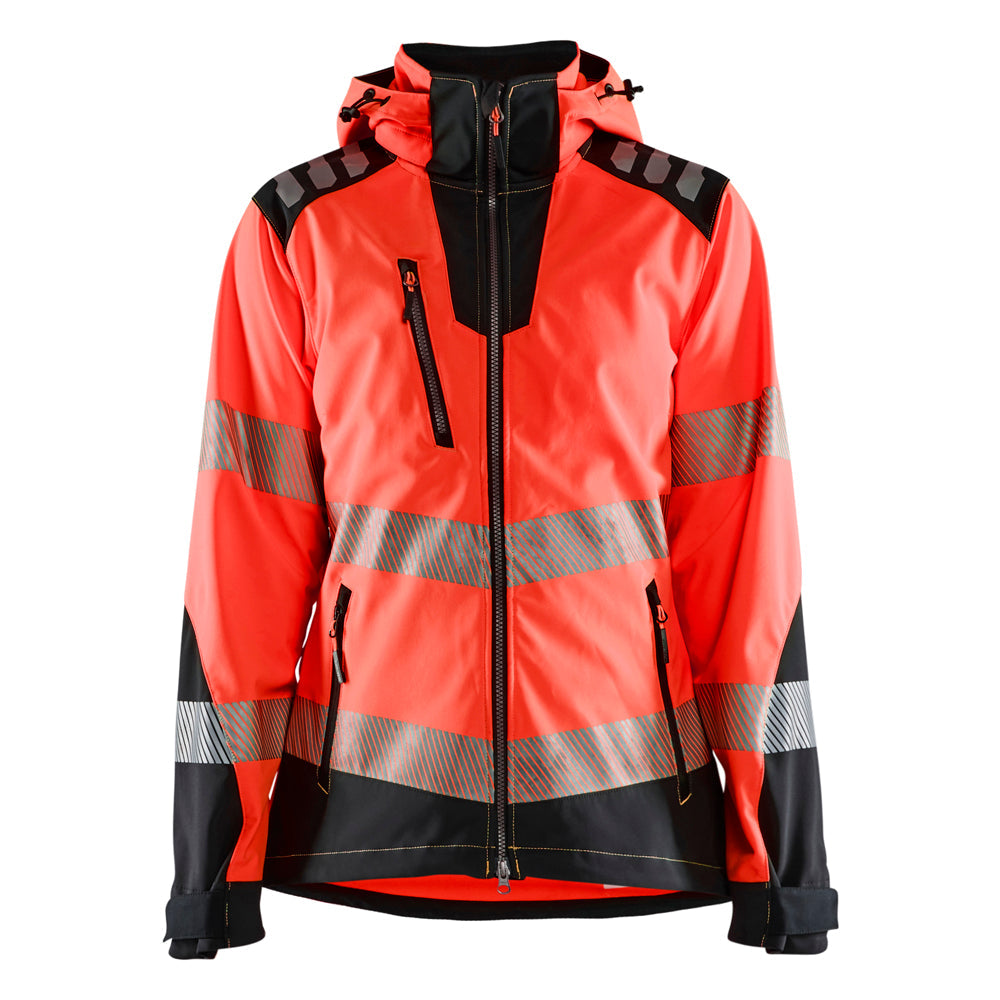 Blaklader 4791 Women's Hi-Vis Waterproof Stretch Softshell Jacket - Premium WOMENS HI-VIS JACKETS from Blaklader - Just £119.15! Shop now at femaleworkwear.com