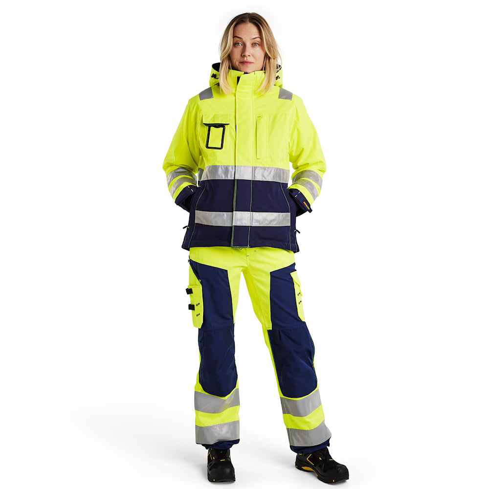 Blaklader 4872 Women's Hi-Vis Waterproof Winter Jacket - Premium WOMENS HI-VIS JACKETS from Blaklader - Just £175.47! Shop now at femaleworkwear.com