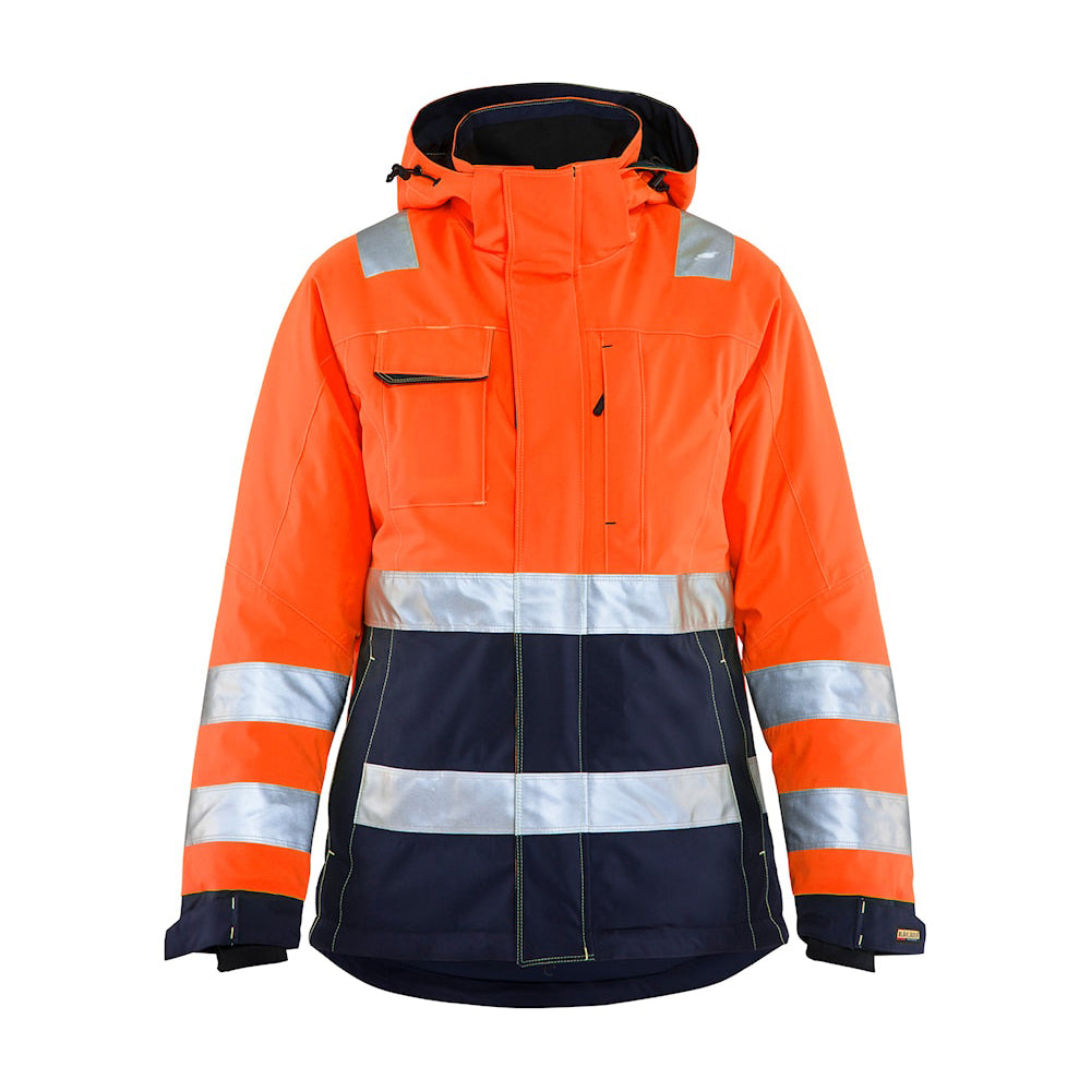 Blaklader 4872 Women's Hi-Vis Waterproof Winter Jacket - Premium WOMENS HI-VIS JACKETS from Blaklader - Just £175.47! Shop now at femaleworkwear.com