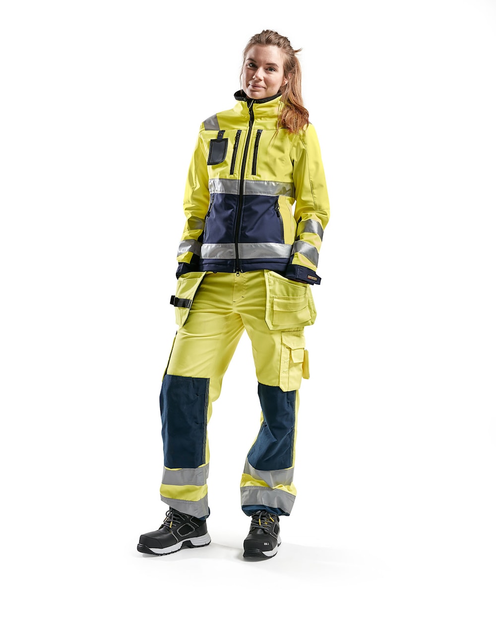 Blaklader 4902 Women's Hi-Vis Softshell jacket - Premium WOMENS HI-VIS JACKETS from Blaklader - Just £119.15! Shop now at femaleworkwear.com