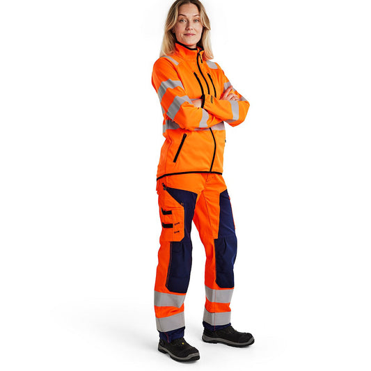 Blaklader 4926 Women's Hi-Vis Softshell Jacket - Premium WOMENS HI-VIS JACKETS from Blaklader - Just £95.30! Shop now at femaleworkwear.com