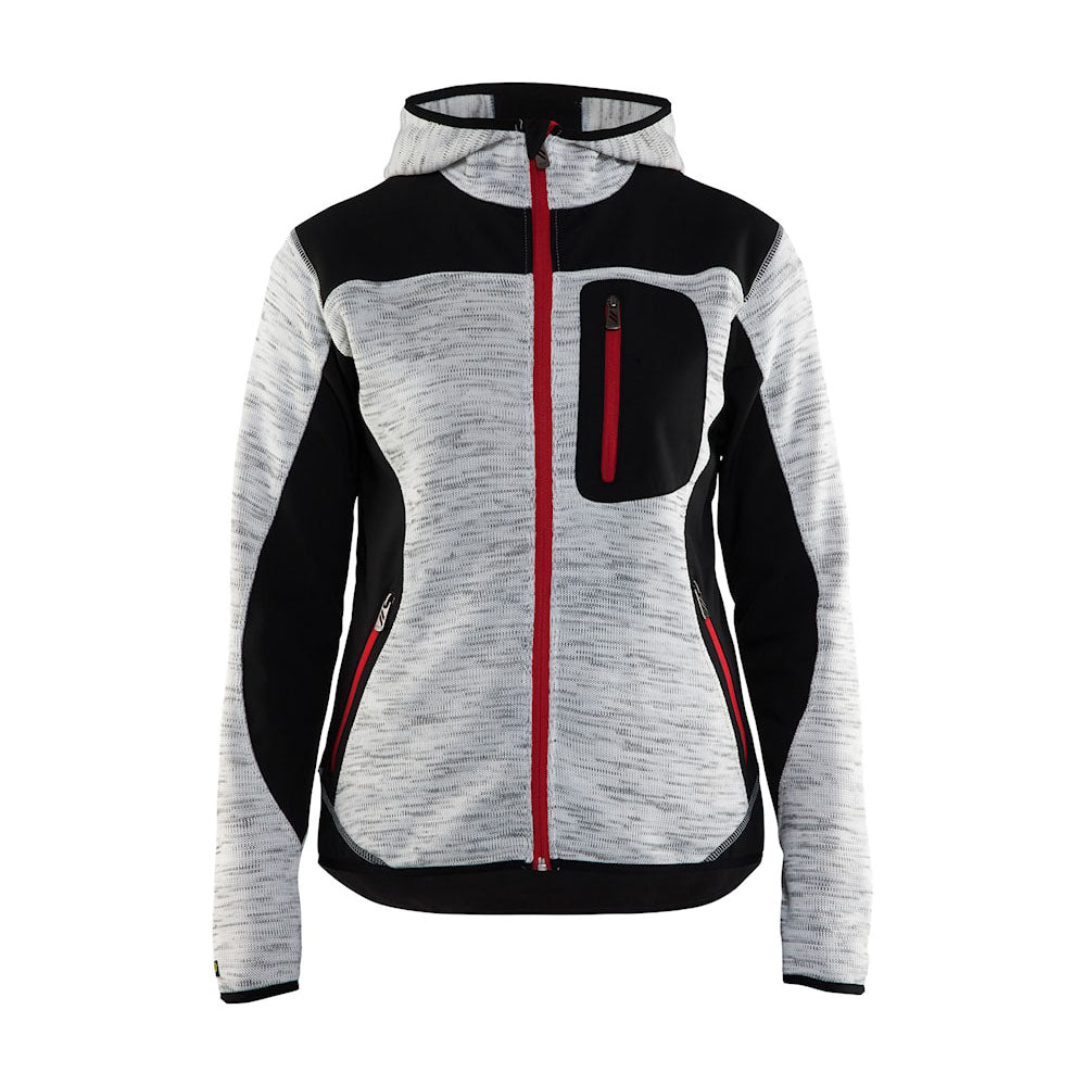 Blaklader 4931 Women's Knitted Hooded Sweatshirt Jacket - Premium WOMENS JACKETS from Blaklader - Just £81.63! Shop now at femaleworkwear.com