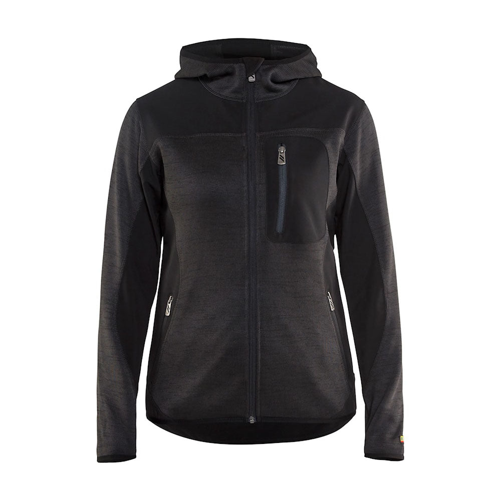 Blaklader 4931 Women's Knitted Hooded Sweatshirt Jacket - Premium WOMENS JACKETS from Blaklader - Just £81.63! Shop now at femaleworkwear.com