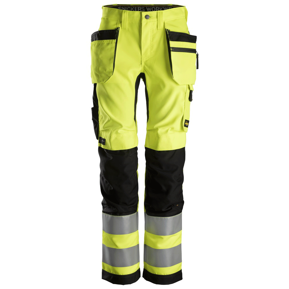 Snickers 6730 AllroundWork Womens Hi-Vis Trousers CL2 Various Colours - Premium WOMENS HI-VIS TROUSERS from Snickers - Just £86.77! Shop now at femaleworkwear.com