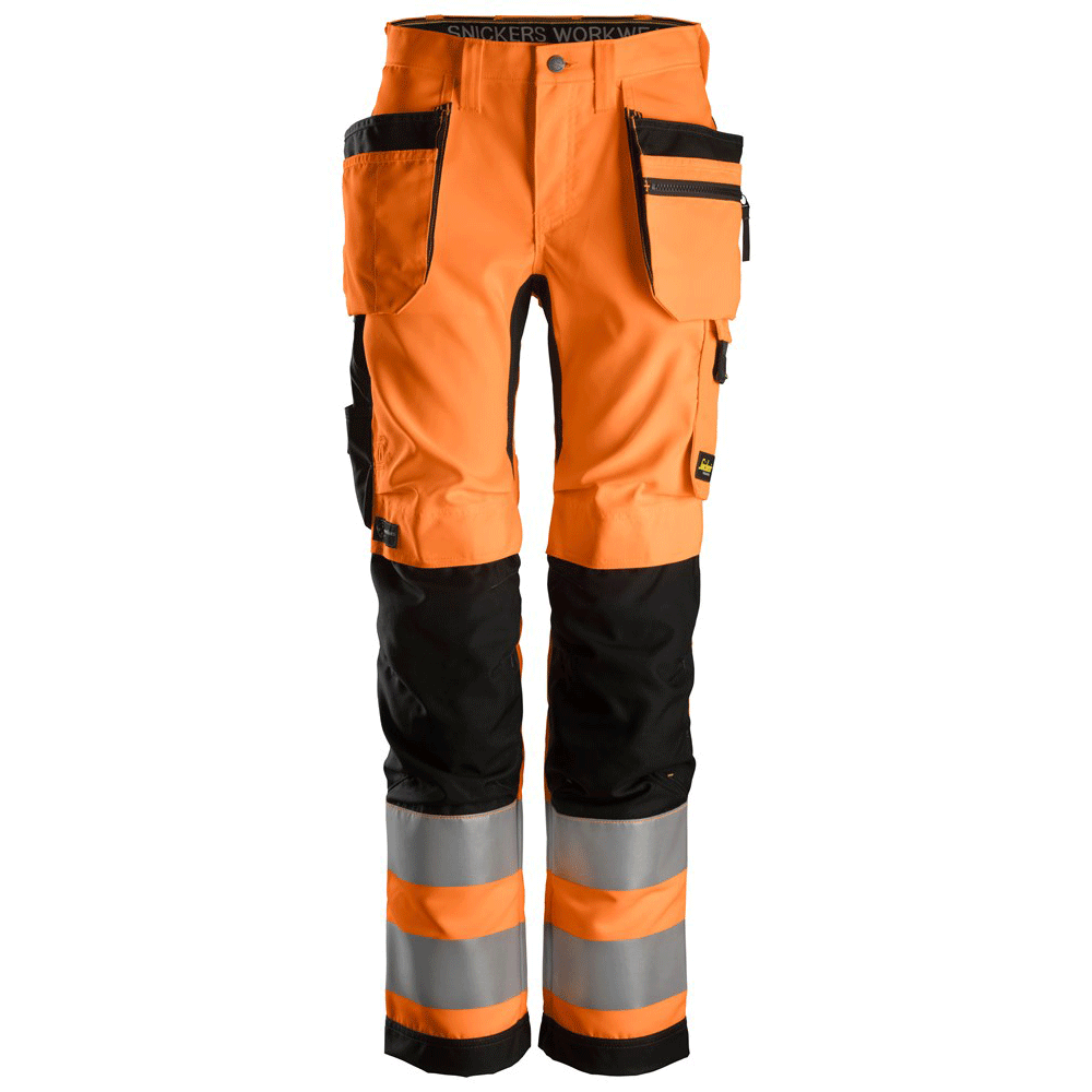 Snickers 6730 AllroundWork Womens Hi-Vis Trousers CL2 Various Colours - Premium WOMENS HI-VIS TROUSERS from Snickers - Just £86.77! Shop now at femaleworkwear.com