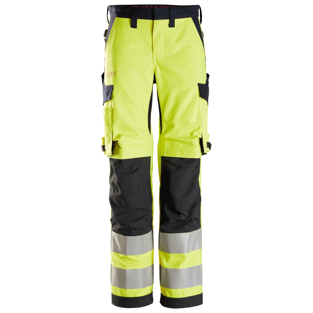 Snickers 6760 ProtecWork, Flame Retardant Womens Hi-Vis Trouser, Class 2 - Premium WOMENS HI-VIS TROUSERS from Snickers - Just £215.76! Shop now at femaleworkwear.com