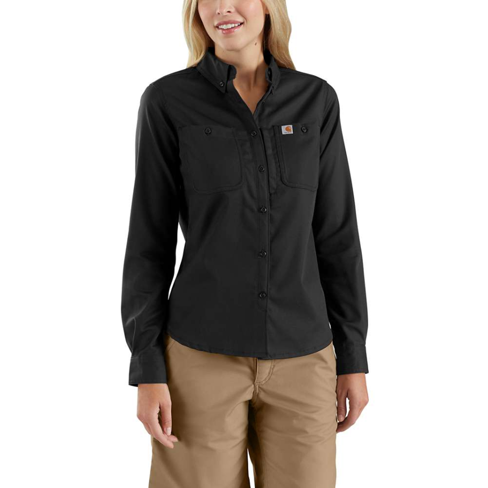 Carhartt 103106 Rugged Professional Series Relaxed Fit Canvas Long Sleeve Work Shirt - Premium WOMENS T-SHIRTS from Carhartt - Just £56.84! Shop now at femaleworkwear.com