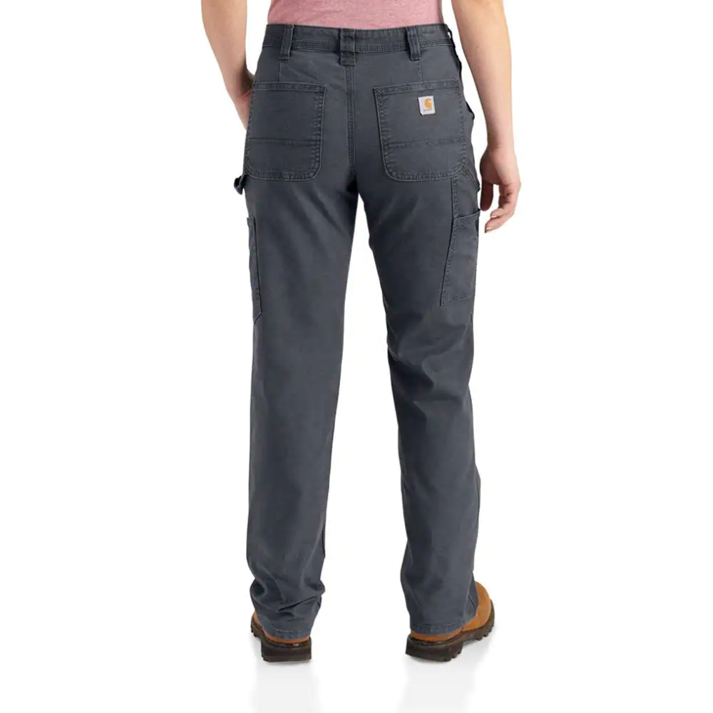 Carhartt 102080 Womens Rugged Flex Loose Fit Canvas Work Trouser Pant - Premium WOMENS TROUSERS from Carhartt - Just £44.93! Shop now at femaleworkwear.com