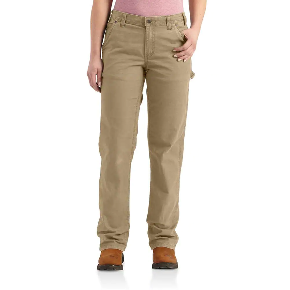 Carhartt 102080 Womens Rugged Flex Loose Fit Canvas Work Trouser Pant - Premium WOMENS TROUSERS from Carhartt - Just £44.93! Shop now at femaleworkwear.com