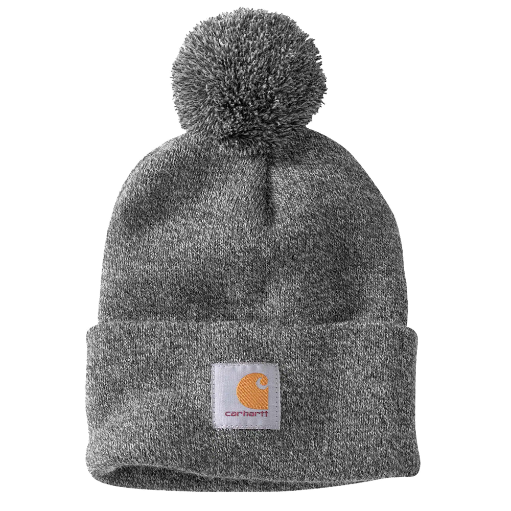 Carhartt 102240 Womens Lookout Knit Pom-Pom Cuffed Beanie Hat - Premium WOMENS HEADWEAR from Carhartt - Just £18.45! Shop now at femaleworkwear.com