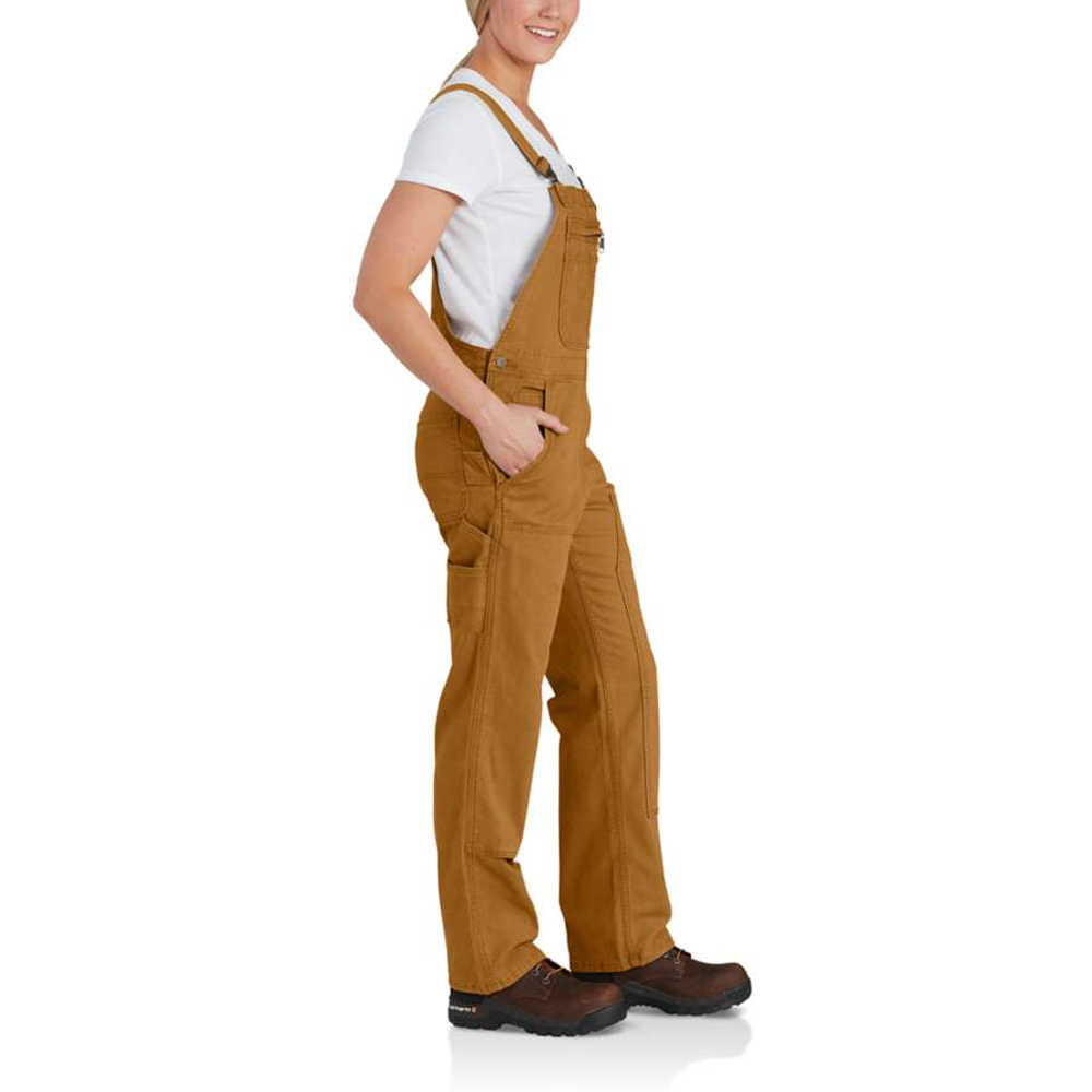 Carhartt 102438 Rugged Flex Loose Fit Canvas Bib Overall - Premium WOMENS TROUSERS from Carhartt - Just £110.05! Shop now at femaleworkwear.com