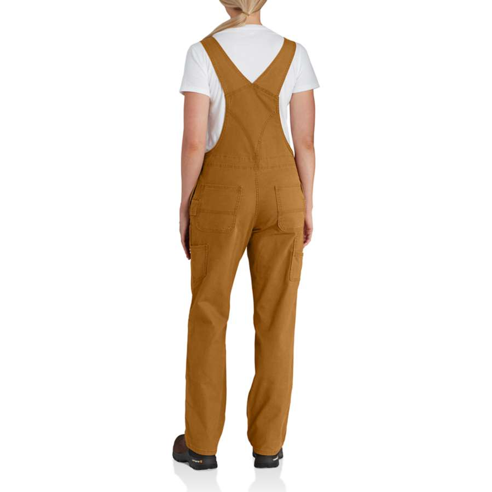 Carhartt 102438 Rugged Flex Loose Fit Canvas Bib Overall - Premium WOMENS TROUSERS from Carhartt - Just £110.05! Shop now at femaleworkwear.com