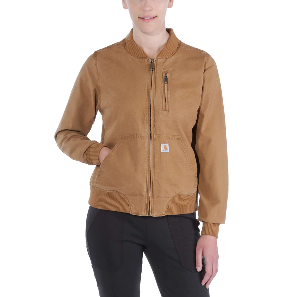 Carhartt 102524 Rugged Flex Relaxed Fit Canvas Jacket - Premium WOMENS JACKETS from Carhartt - Just £81.33! Shop now at femaleworkwear.com