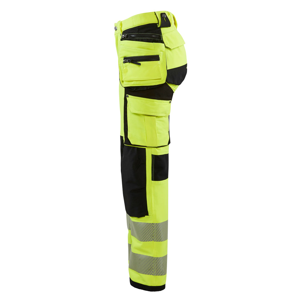 Blaklader 7197 Womens Hi-Vis 4-Way Stretch Holster Pocket Work Trouser - Premium WOMENS HI-VIS TROUSERS from Blaklader - Just £123.23! Shop now at femaleworkwear.com