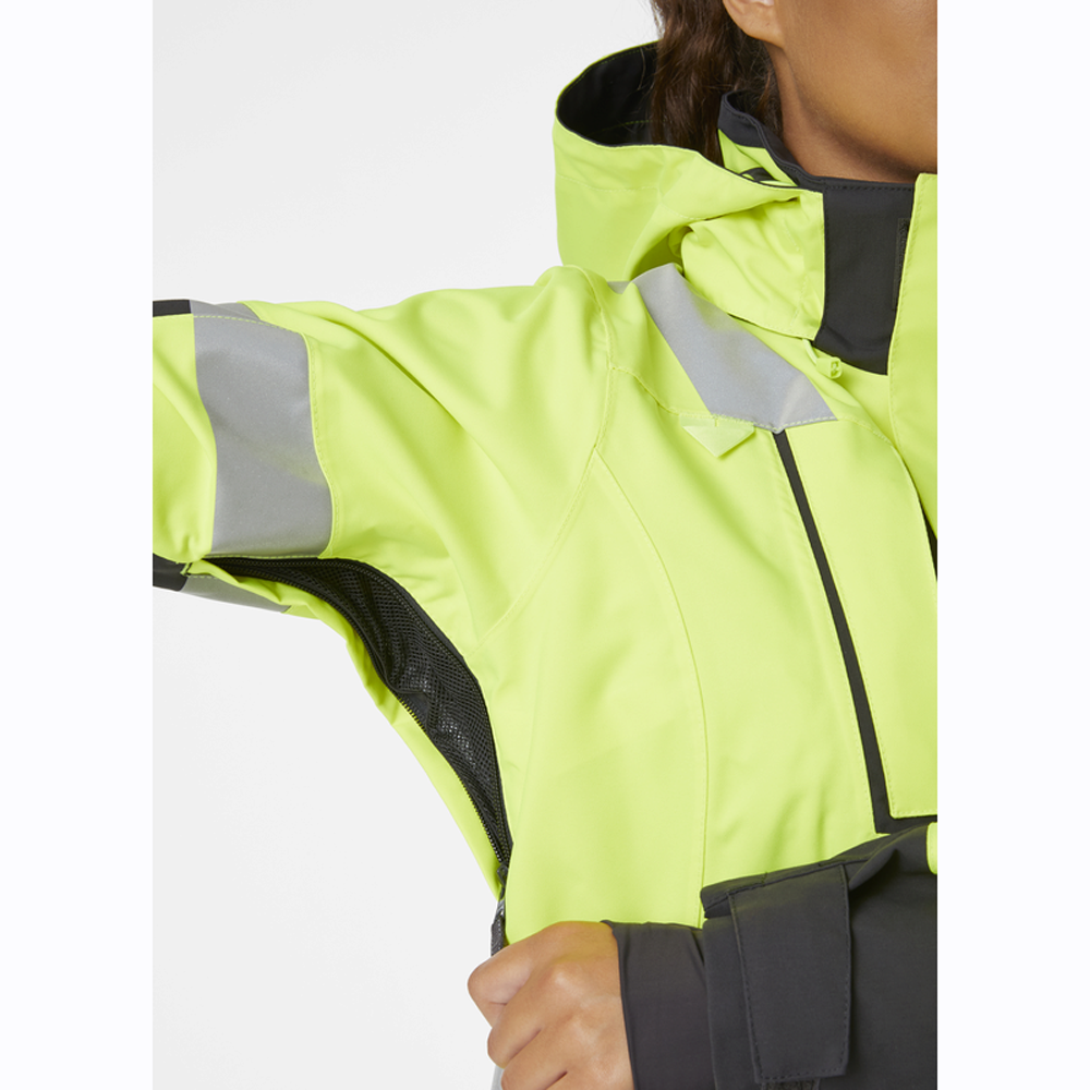 Helly Hansen 71294 Women's Luna Hi-Vis Waterproof Shell Jacket - Premium WOMENS HI-VIS JACKETS from Helly Hansen - Just £163.16! Shop now at femaleworkwear.com