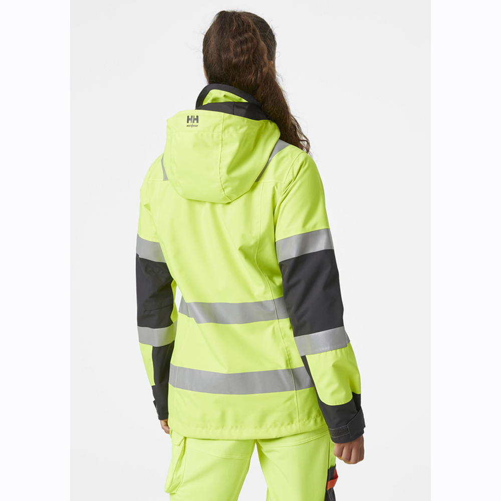 Helly Hansen 71294 Women's Luna Hi-Vis Waterproof Shell Jacket - Premium WOMENS HI-VIS JACKETS from Helly Hansen - Just £163.16! Shop now at femaleworkwear.com