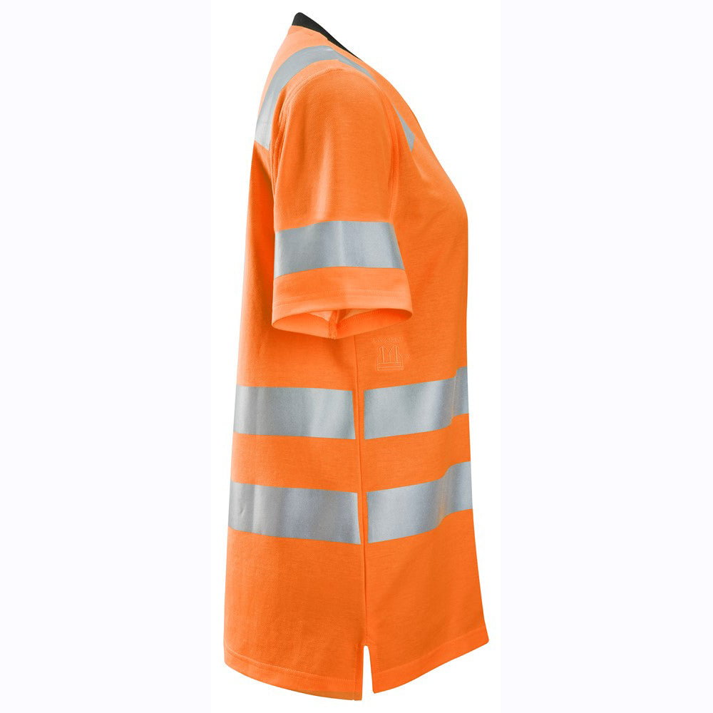 Snickers 2537 High-Vis Class 2 Women's Work T-Shirt - Premium WOMENS HI-VIS T-SHIRTS from Snickers - Just £27.18! Shop now at femaleworkwear.com