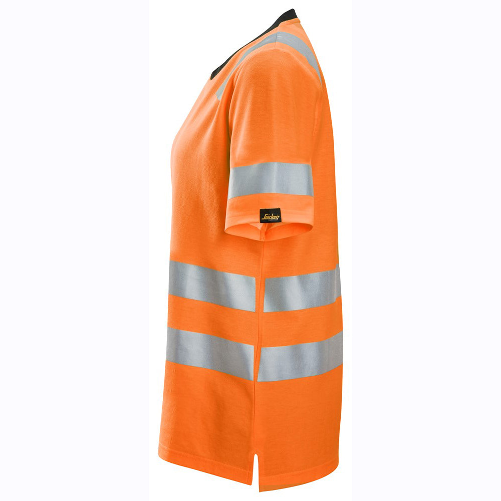 Snickers 2537 High-Vis Class 2 Women's Work T-Shirt - Premium WOMENS HI-VIS T-SHIRTS from Snickers - Just £27.18! Shop now at femaleworkwear.com