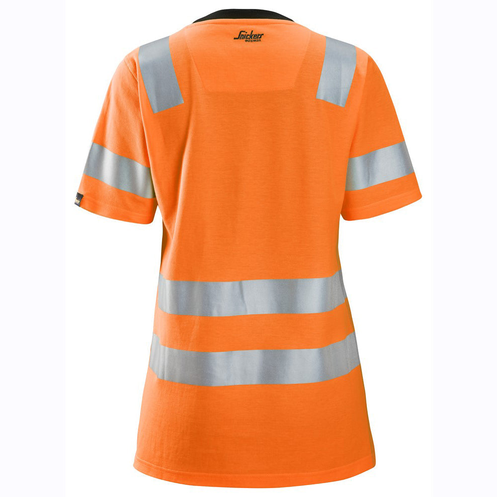 Snickers 2537 High-Vis Class 2 Women's Work T-Shirt - Premium WOMENS HI-VIS T-SHIRTS from Snickers - Just £27.18! Shop now at femaleworkwear.com