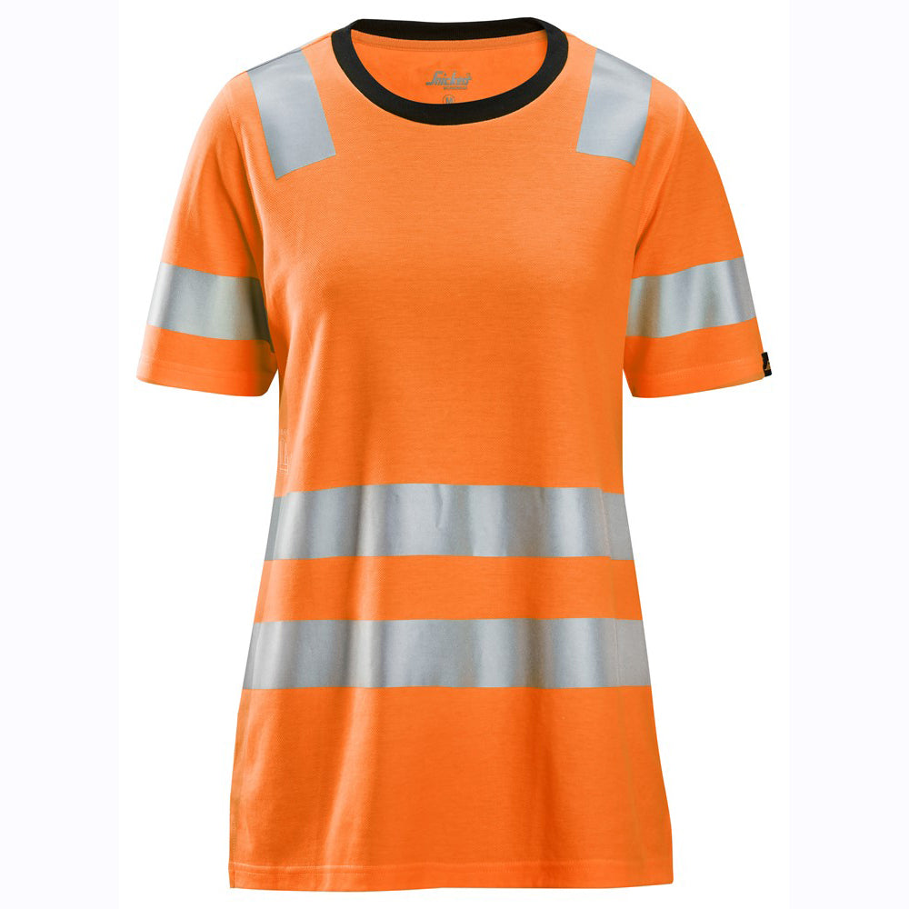 Snickers 2537 High-Vis Class 2 Women's Work T-Shirt - Premium WOMENS HI-VIS T-SHIRTS from Snickers - Just £27.18! Shop now at femaleworkwear.com