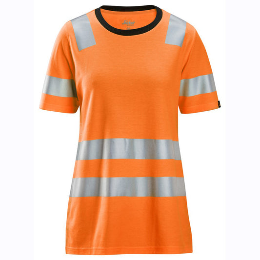 Snickers 2537 High-Vis Class 2 Women's Work T-Shirt - Premium WOMENS HI-VIS T-SHIRTS from Snickers - Just £27.18! Shop now at femaleworkwear.com