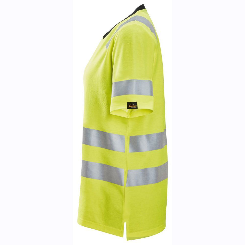 Snickers 2537 High-Vis Class 2 Women's Work T-Shirt - Premium WOMENS HI-VIS T-SHIRTS from Snickers - Just £27.18! Shop now at femaleworkwear.com