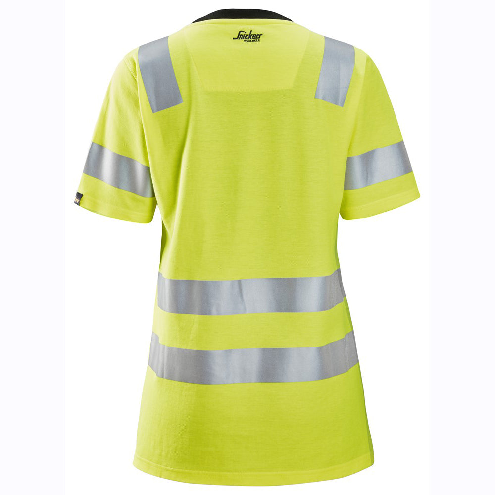 Snickers 2537 High-Vis Class 2 Women's Work T-Shirt - Premium WOMENS HI-VIS T-SHIRTS from Snickers - Just £27.18! Shop now at femaleworkwear.com