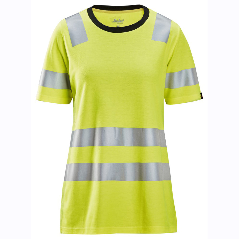 Snickers 2537 High-Vis Class 2 Women's Work T-Shirt - Premium WOMENS HI-VIS T-SHIRTS from Snickers - Just £27.18! Shop now at femaleworkwear.com