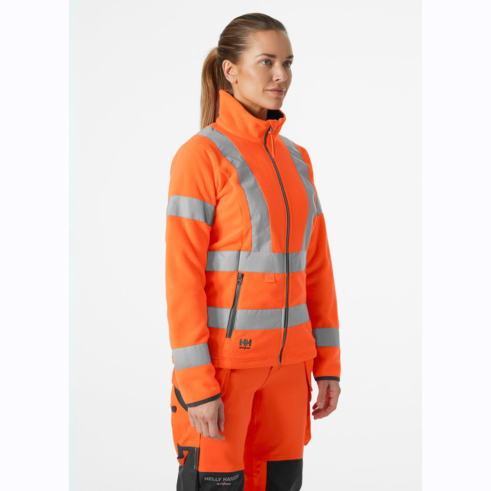 Helly Hansen 72174 Women's Luna Hi-Vis Fleece Jacket - Premium WOMENS HI-VIS JACKETS from Helly Hansen - Just £57.14! Shop now at femaleworkwear.com