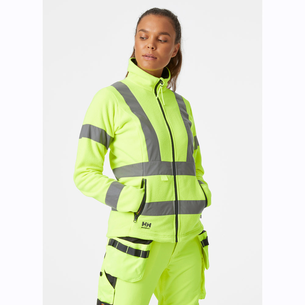 Helly Hansen 72174 Women's Luna Hi-Vis Fleece Jacket - Premium WOMENS HI-VIS JACKETS from Helly Hansen - Just £57.14! Shop now at femaleworkwear.com