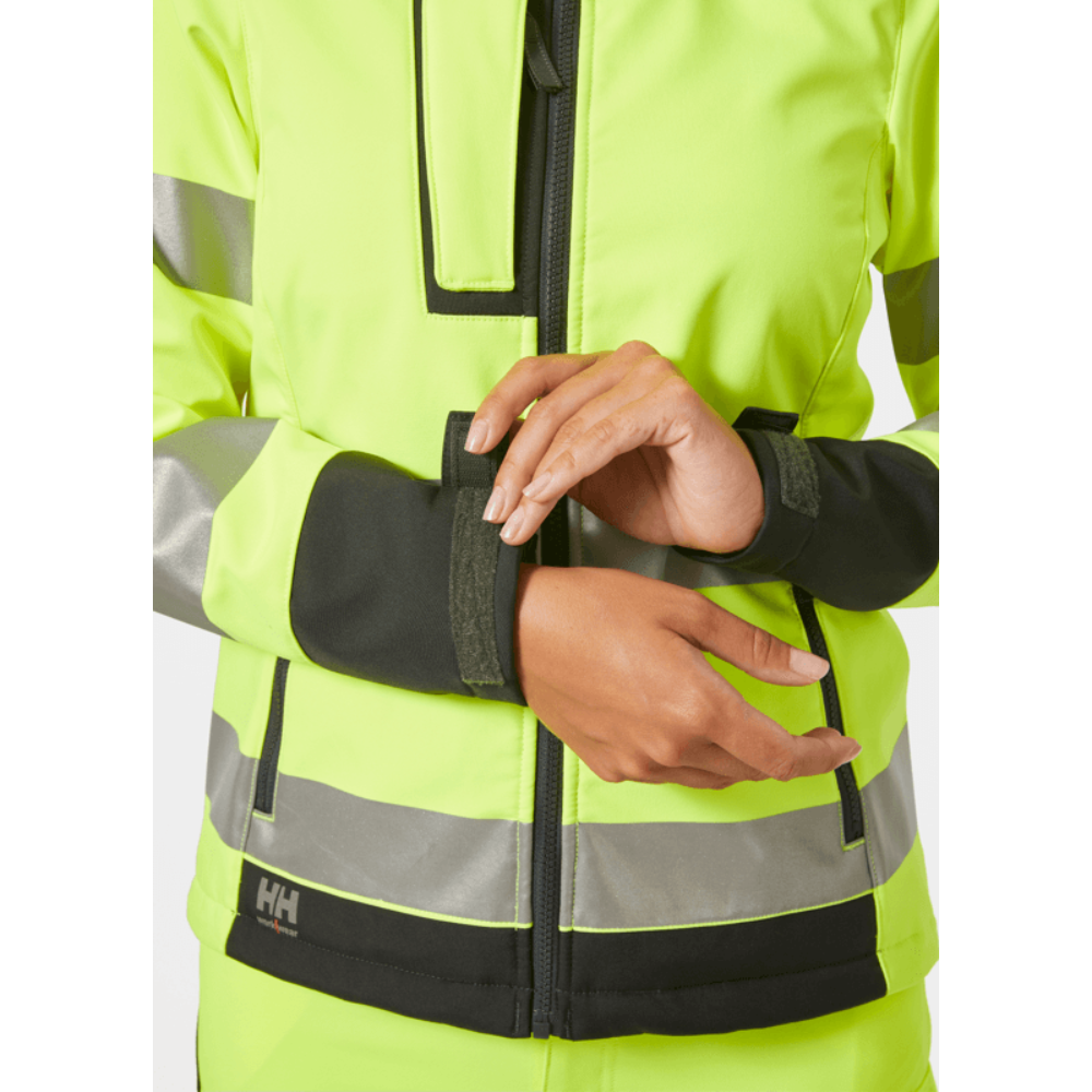 Helly Hansen 74098 Women's Luna Hi Vis Softshell Jacket - Premium WOMENS HI-VIS JACKETS from Helly Hansen - Just £85.71! Shop now at femaleworkwear.com