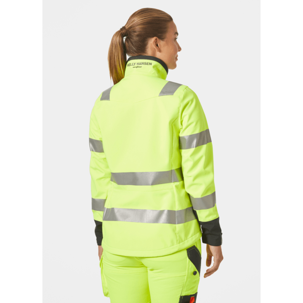 Helly Hansen 74098 Women's Luna Hi Vis Softshell Jacket - Premium WOMENS HI-VIS JACKETS from Helly Hansen - Just £85.71! Shop now at femaleworkwear.com