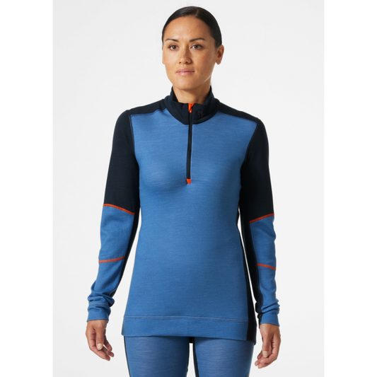 Helly Hansen 75210 Womn's Lifa Base Layer Merino Half Zip - Premium WOMENS THERMALS from Helly Hansen - Just £57.14! Shop now at femaleworkwear.com