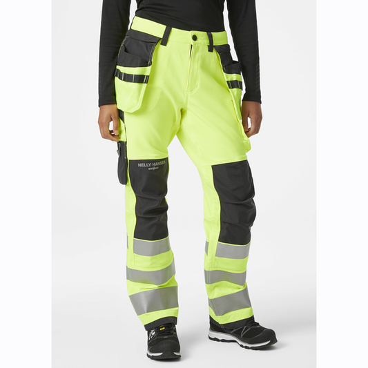 Helly Hansen 77498 Women's Luna Hi-Vis Construction Pant Trousers - Premium WOMENS HI-VIS TROUSERS from Helly Hansen - Just £114.29! Shop now at femaleworkwear.com