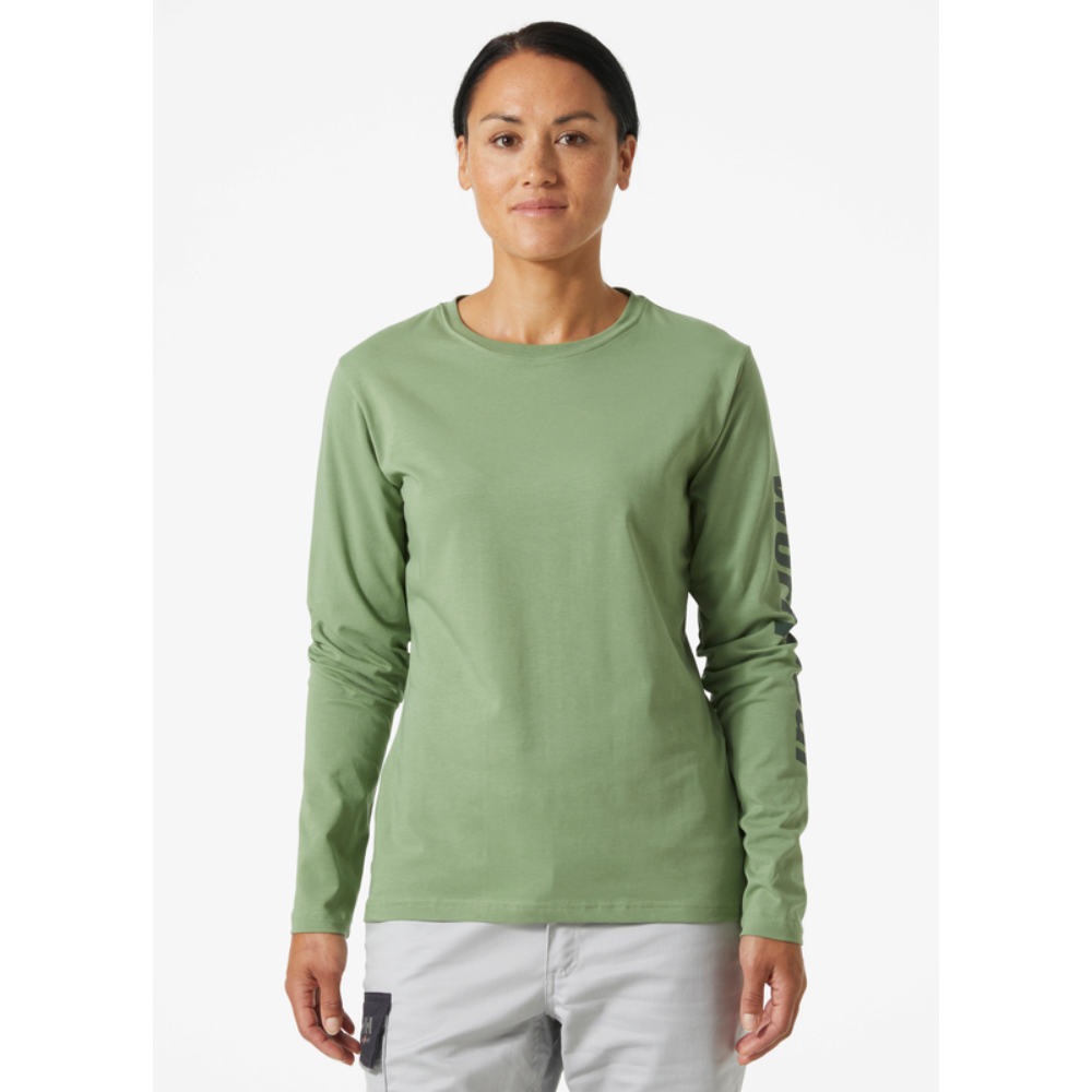 Helly Hansen 79268 Women's Logo Longsleeve - Premium WOMENS T-SHIRTS from Helly Hansen - Just £26.32! Shop now at femaleworkwear.com